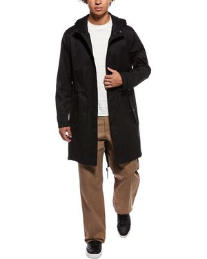 Valentino Caban Stampa Coat - Black
