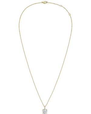 Diana M. Jewels Diana M. 14K 10.25 Ct. Tw. Lab-Grown Diamond Pendant Necklace - Multicolour