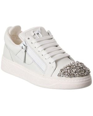 Giuseppe Zanotti Gz/94 Leather Sneaker - White
