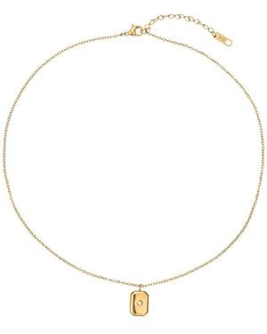 Eye Candy LA The Luxe Collection Titanium Cz Nico Pendant Necklace - Natural