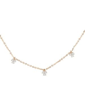 Diana M. Jewels Fine Jewellery 14k Rose Gold 0.53 Ct. Tw. Diamond Necklace - Metallic