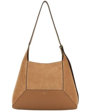 Jimmy Choo Diamond Suede Hobo - Brown