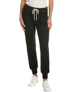 Chaser Brand Contrast Zuma Terry Tessa Jogger Pant - Black