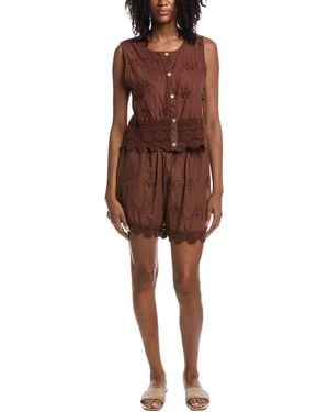ANNA KAY 2Pc Miranda Short Set - Brown