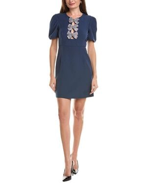 FLORA BEA NYC Leone Mini Dress - Blue