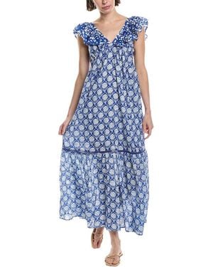 Ro's Garden Jasmin Maxi Dress - Blue