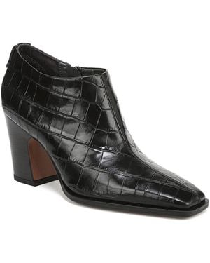 Franco Sarto A-Jude Leather Bootie - Black