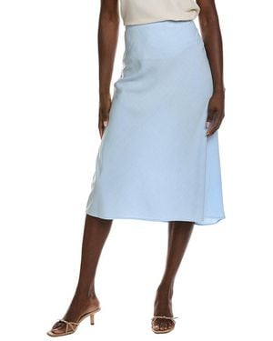 Bella Dahl Bias Midi Skirt - Blue