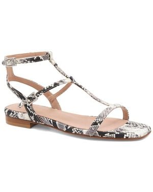 Bruno Magli Maya Leather Sandal - Metallic
