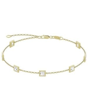 Lab Grown Diamonds 14K 1.50 Ct. Tw. Lab-Grown Diamond Station Bracelet - White