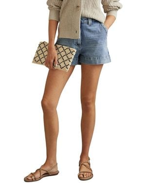 Reiss Olivia Denim Short - Blue