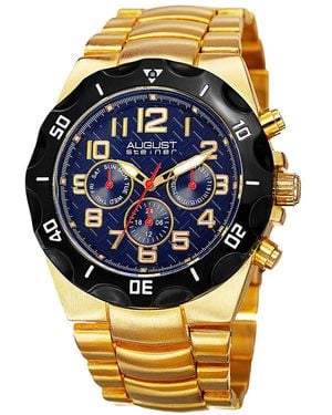 August Steiner Metal Watch - Gray