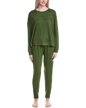 Sanctuary 2Pc Top & Jogger Pyjama Set - Green