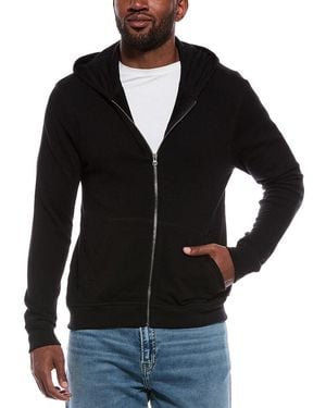 ATM French Terry Zip Hoodie - Black