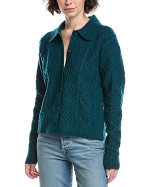 Cabi Peacock Cardigan - Green