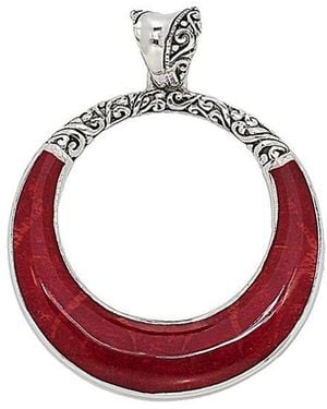 Samuel B. Coral Pendant - Pink
