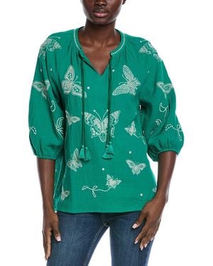 Johnny Was Koleen Blouse - Green