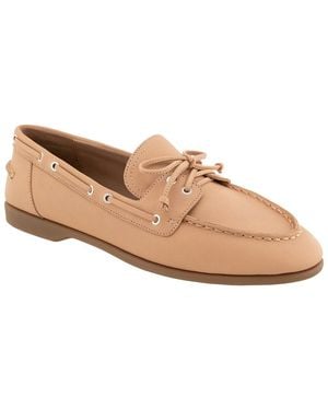 Aerosoles Barita Leather Flat - White