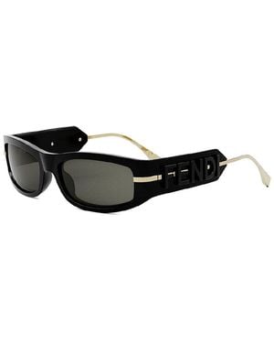 Fendi Fe40120I 57Mm Sunglasses - Black
