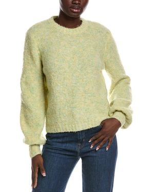 Philosophy Balloon Sleeve Wool-Blend Sweater - Green