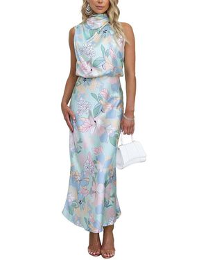 CHARLOTTE GREEN Maxi Dress - Blue