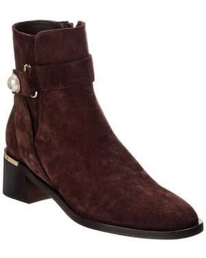 Jimmy Choo Noor 45 Suede Boot - Brown