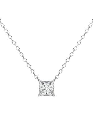 Lab Grown Diamonds 14K 0.75 Ct. Tw. Lab-Grown Diamond Necklace - Metallic