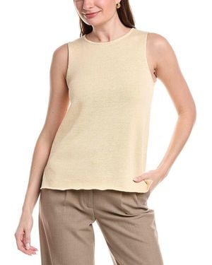 Lafayette 148 New York Double Knit Tank - Natural