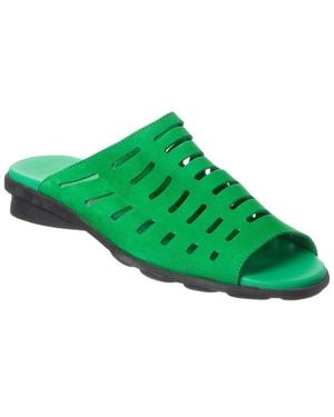 Arche Denymh Leather Flat - Green