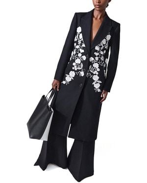 Carolina Herrera Wool-Blend Single-Breasted Coat - Black