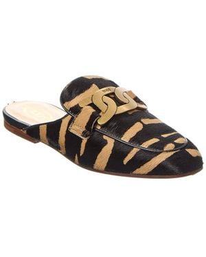 Tod's Haircalf Mule - Black