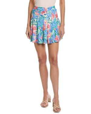 Stella Parker Pleated Skort - Blue