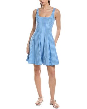 JLuxe Solid Sleeveless Mini Dress - Blue