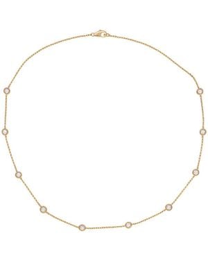 Prince Diamond & Jewelry 14K 1.10 Ct. Tw. Lab-Grown Diamond By The Yard Necklace - Natural