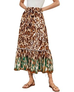 ENJOY PETRA Midi Skirt - Multicolour