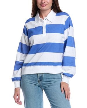 Chaser Brand Polo Sweatshirt - Blue