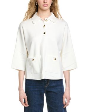 Joseph Ribkoff Short Sleeve Top - White