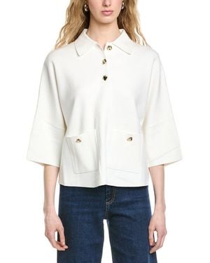 Joseph Ribkoff Short Sleeve Top - White