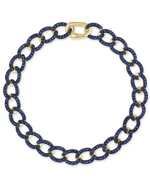Sabrina Designs 14k 3.69 Ct. Tw. Sapphire Link Bracelet - Blue
