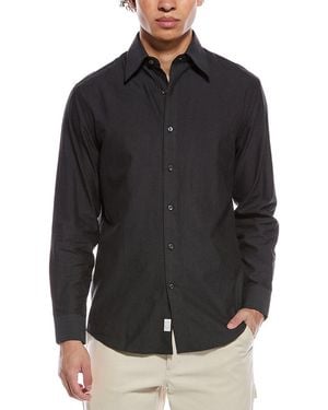 Todd Synder X Champion Twill Long Collar Dress Shirt - Black