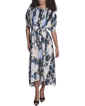 BCBGMAXAZRIA High-Low Dress - Blue