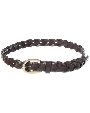Madewell Leather Braided Belt - Black