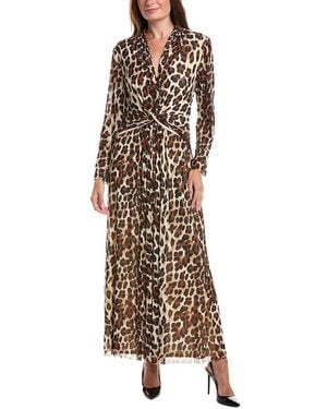 Anne Klein Twist Front Maxi Dress - White