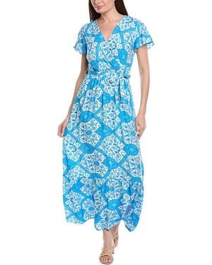ANNA KAY Joanna Wrap Maxi Dress - Blue