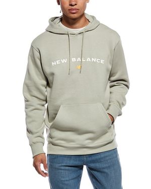 New Balance Reimagined Fleece Graphic Hoodie - Gray