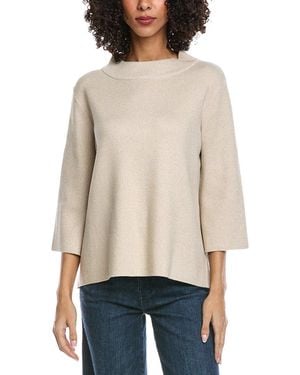 Fate Mixed Media Jumper - Natural