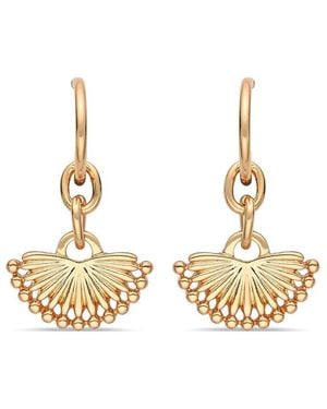 Eye Candy LA Juliette Dangle Drop Earrings - Metallic