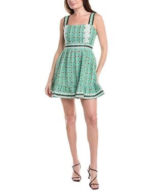 English Factory Boucle Mini Dress - Green