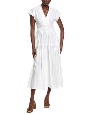 Taylor Dot Dress - White