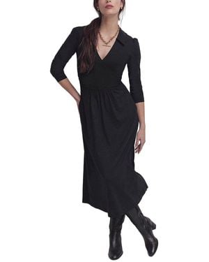 Boden Carla Jersey Wrap Dress - Black